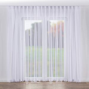 Net curtain with pinch pleat