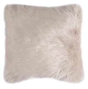 Fluffy Faux Fur Cushion Cover Cream