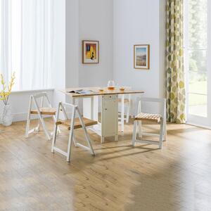 Savoy Foldable Dining Table with 4 Chairs