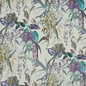 Prestigious Textiles Botanist Velvet Fabric Evergreen