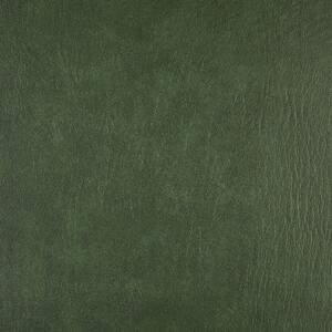 Heavy Faux Leather Curtain Fabric Green
