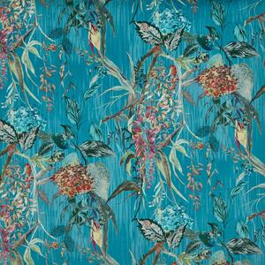 Prestigious Textiles Botanist Velvet Fabric Peacock