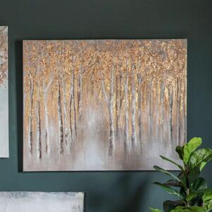 Golden 80cm x 100cm Woodland Canvas