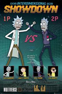 Poster Rick and Morty - Showdown, (61 x 91.5 cm)