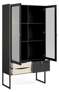 Stubbe Oak & Black Display Cabinet