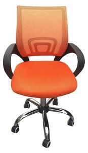 Tate Mesh Back Orange Office Chair