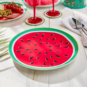Summer Brights Watermelon Plate MultiColoured