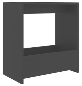 Side Table Black 50x26x50 cm Engineered Wood