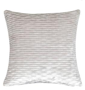 Pleated Velvet Cushion Cover Beige