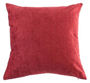 Chenille Cushion Red