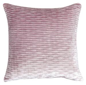 Pleated Velvet Cushion Cover Blush