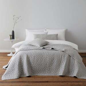 Pebble Grey Bedspread Grey
