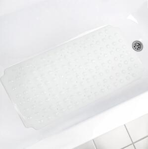 PVC Double Suction Bath Mat - White