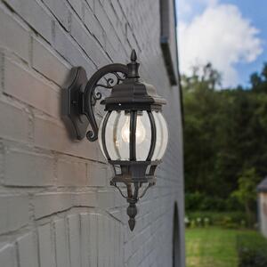 Lutec Canterbury E27 Outdoor Wall lantern - Black