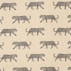 Leopard Panama Fabric Natural