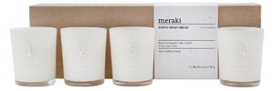 Meraki Meraki scented advent candles 4-pack Frozen meadow