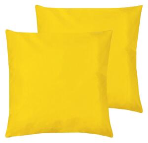 Plain Outdoor Twin Pack Cushion Yellow