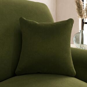 Luxury Velvet Scatter Cushion Green