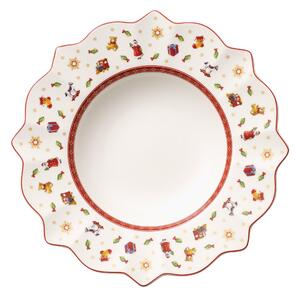 Villeroy & Boch Toy's Delight deep plate Ø26 cm White-red