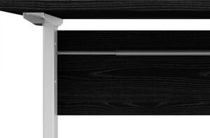 Prima Woodgrain Desk With Steel Legs