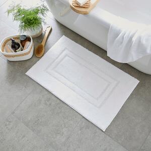 Luxury Cotton Bath Mat White