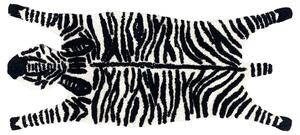 Zebra 126cm Absorbent Soft Bath Mat | Roseland Furniture