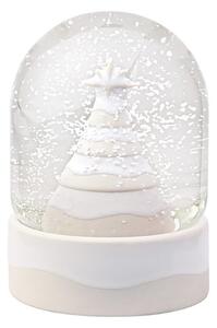 Villeroy & Boch Winter Glow snow globe Ø11 cm White-beige