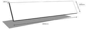 Soft Nougat Post Formed Laminate Worktop - 3000x600x38mm (3mmR)