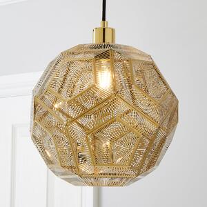 Dodeca Pendant Fitting Gold