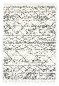 Rug Berber Shaggy PP Beige and Sand 80x150 cm