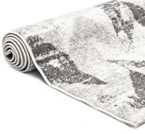Rug Grey and White 80x150 cm PP