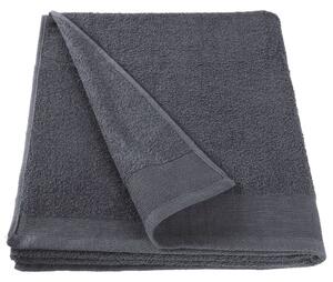 Hand Towels 5 pcs Cotton 450 gsm 50x100 cm Anthracite