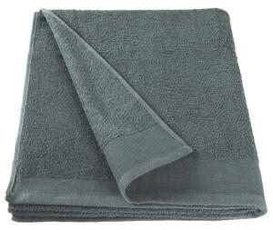 Bath Towel Set 2 pcs Cotton 450 gsm 100x150 cm Green