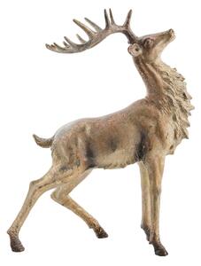 Lene Bjerre Daisy decoration deer 41.5 cm Antique brass