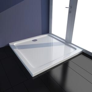 Square ABS Shower Base Tray White 80 x 80 cm