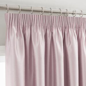 Montana Blush Pencil Pleat Curtains Blush Pink