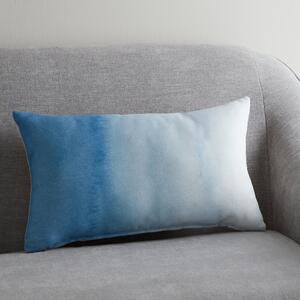 Blue Ombre Cushion Blue/White