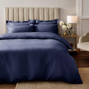 Soft & Silky Duvet Cover and Pillowcase Set Luxe Navy