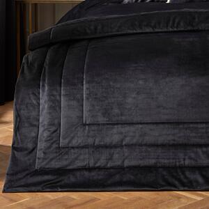 Laurence Llewelyn Bowen Chic Bedspread 150cm x 220cm Black