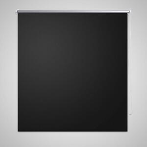 Roller Blind Blackout 80 x 230 cm Black