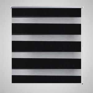 Zebra Blind 80 x 150 cm Black