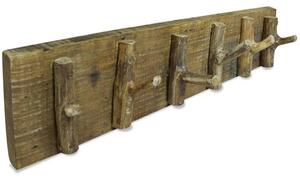 Coat Rack Solid Reclaimed Wood 60x15 cm