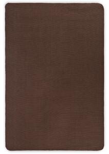 Area Rug Jute with Latex Backing 140x200 cm Dark Brown