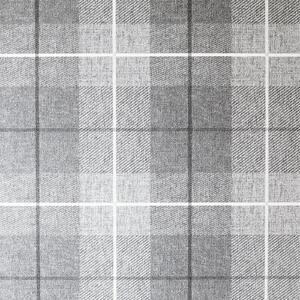 Arthouse Country Tartan Textured Paste the Wall Wallpaper - Charcoal