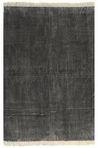Kilim Rug Cotton 120x180 cm Anthracite