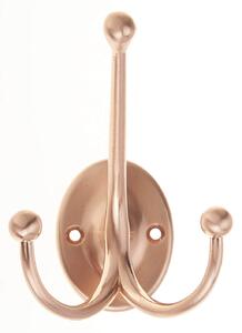 Oval Tri Hook - Brushed Copper