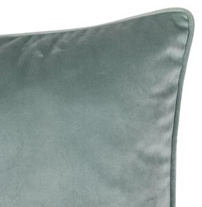 Large Plain Velvet Cushion - Sage Green - 58x58cm