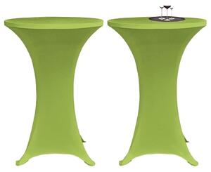 Stretch Table Cover 4 pcs 70 cm Green