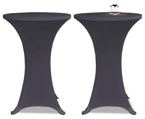 Stretch Table Cover 4 pcs 70 cm Anthracite