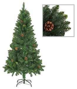 Artificial Christmas Tree with Pine Cones Green 150 cm